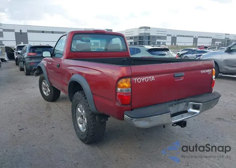 2002 Toyota Tacoma из США, поврежденный, VIN 5TEPM62N82Z059217